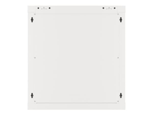 Lanberg wall-mounted installation rack cabinet 19'' 12U 600x600mm gray (glass door)