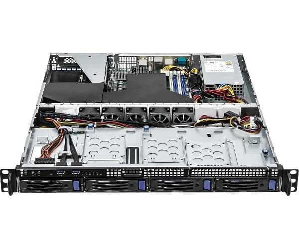 Asrock 1U4LW-B650/2L2T RPSU server barebone AMD B650 Socket AM5 Rack (1U)