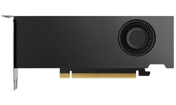 Graphics card PNY NVIDIA RTX 4000 SFF Ada Generation, 20 GB GDDR6 160-bit,  PCIe 4.0 x16, Dual Slot, 4x Mini DP 1.4a, LP - ATX bracket, Retail, 1x mDP musta