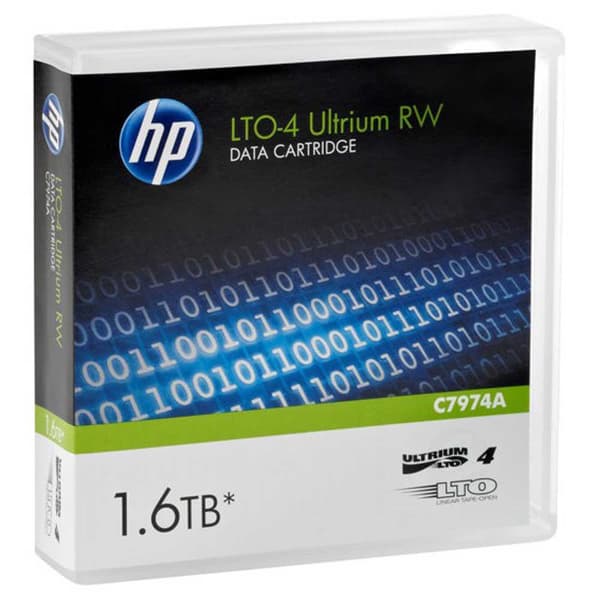 Hp Lto-4 Ultrium 800gb/1tb C7974a Grøn
