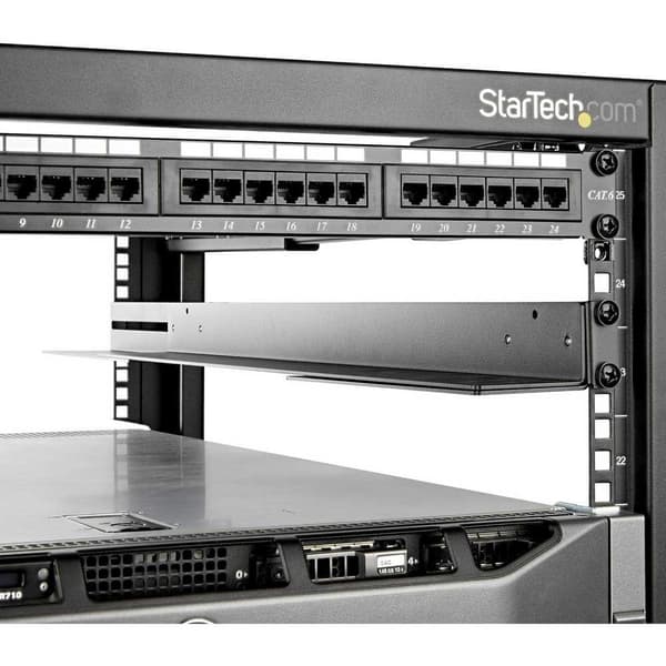 Startech Rack 1u Adjustable Rails 4 Post Svart