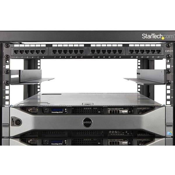Startech Rack 1u Adjustable Rails 4 Post Svart