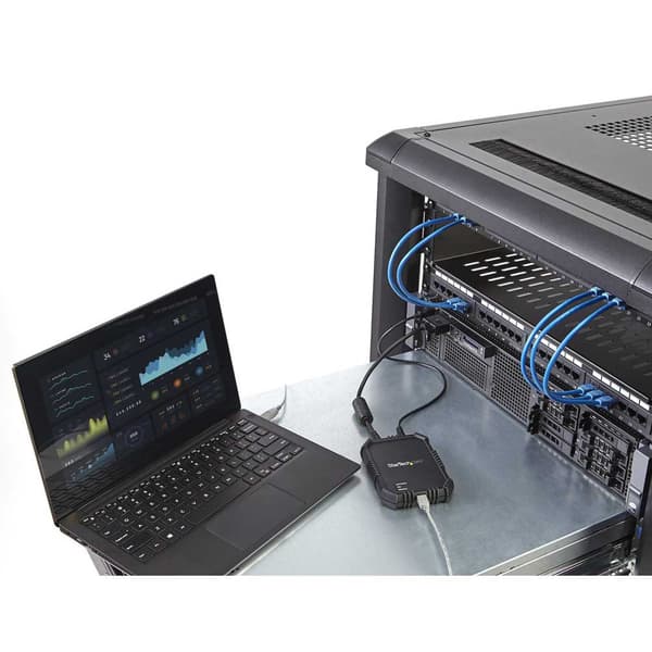 Startech Kannettava Kvm-konsoli Notecons02x Musta