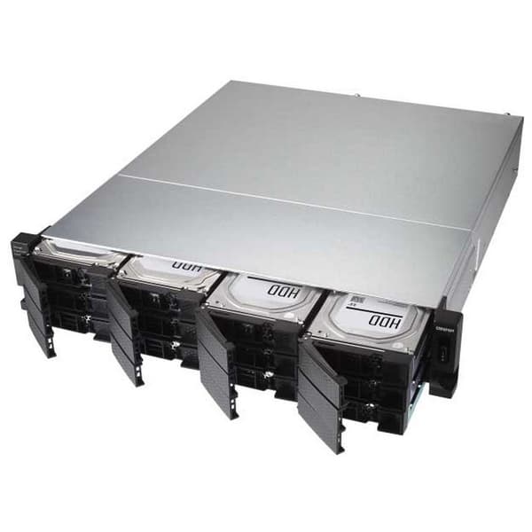 Qnap Enhetsboende Tl-r1200c-rp Svart,Silver