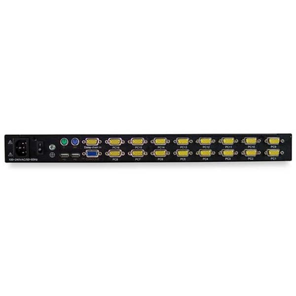 Startech Kvm-konsoli Rkcons1716k 16 Satamat Musta