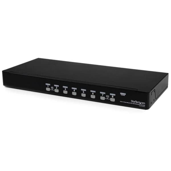 Startech Kvm-switch Sv831dusbu 8 Hamnar Svart Svart