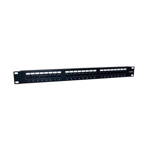 2lan Patch Panel 19´´ Cat 6a 24 Utp Søvfarvet