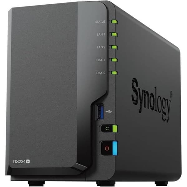 NAS-server - SYNOLOGY - DS224+ - 2 fack Sort