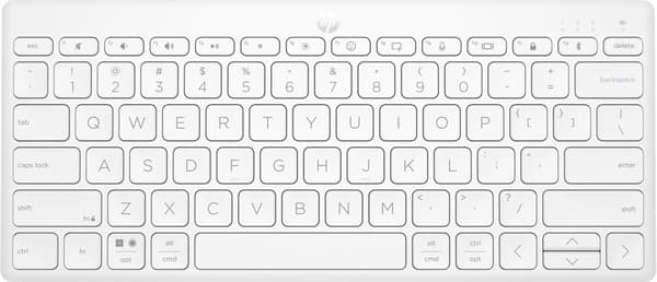 HP 350 Compact Multi-Device Bluetooth Keyboard langaton valkoinen 692T0AA Vit
