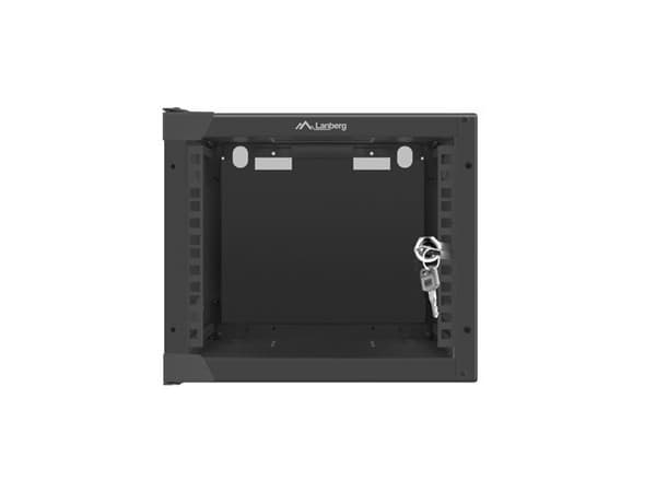 LANBERG 10" VÆGMONTET RACKSKAB 4U (280X310, SORT)