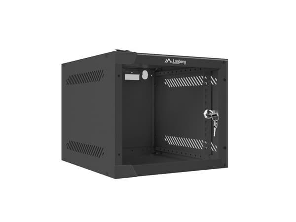 LANBERG 10" VÆGMONTET RACKSKAB 4U (280X310, SORT)