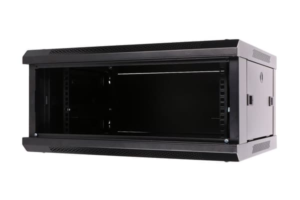 Extralink 4U 600x450 Musta | Telinekaappi | seinään asennettu