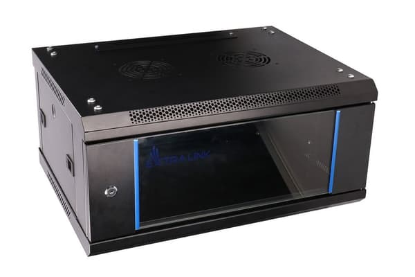 Extralink 4U 600x450 Musta | Telinekaappi | seinään asennettu