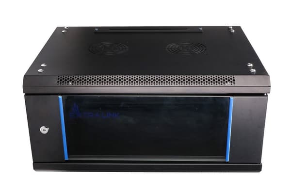 Extralink 4U 600x450 Musta | Telinekaappi | seinään asennettu