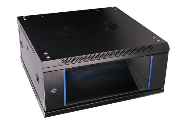 Extralink 4U 600x600 Svart | Rackskåp | väggmonterad