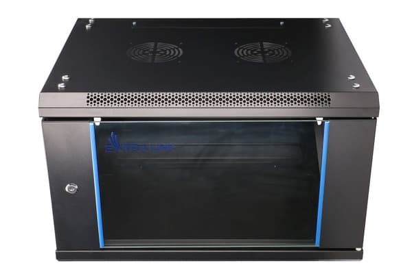 Extralink 6U 600x450 Sort | Rackskab | vægmonteret