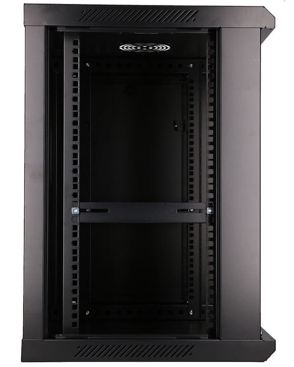 Extralink 12U 600x450 Sort | Rackskab | vægmonteret