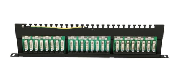 Extralink CAT6 UTP 0.5U | Patchpanel | 24 porte