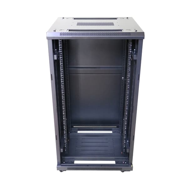 Extralink 27U 600x600 Svart | Rackskåp | stående