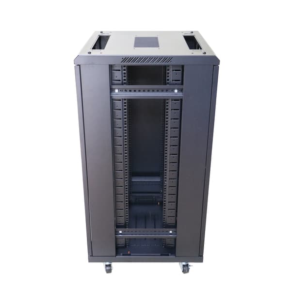 Extralink 27U 600x600 Svart | Rackskåp | stående