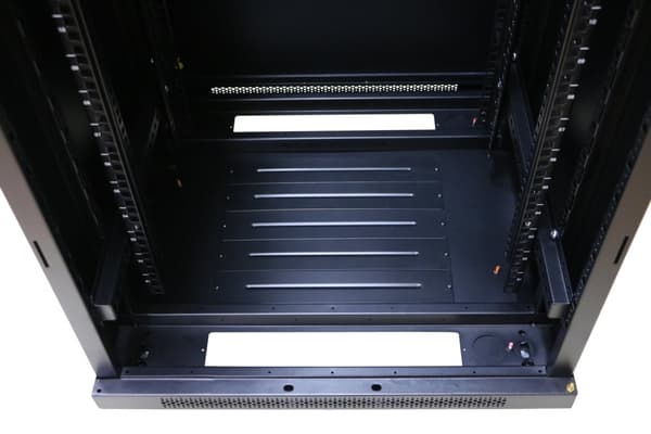 Extralink 27U 600x600 Svart | Rackskåp | stående