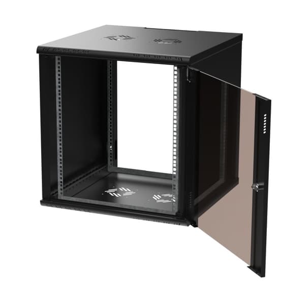 Extralink Premium 12U 600x600 Svart | Rackskåp | Verktygsfri montering, väggmonterad