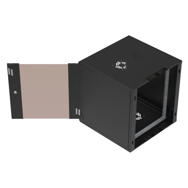 Extralink Premium 12U 600x600 Svart | Rackskåp | Verktygsfri montering, väggmonterad