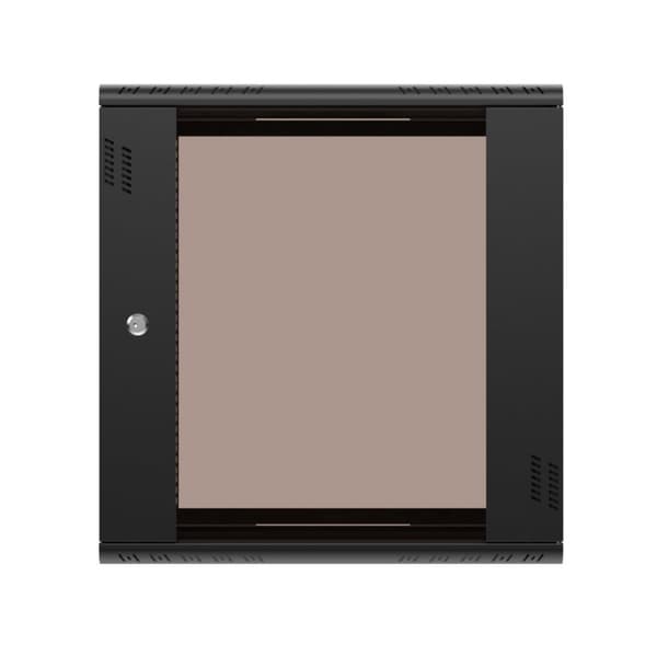 Extralink Premium 12U 600x600 Sort | Rackskab | Værktøjsfri montage, vægmonteret
