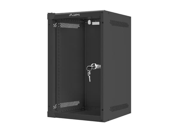 Lanberg seinäkaappi 10" 9U (280x310, musta)