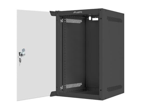Lanberg seinäkaappi 10" 9U (280x310, musta)