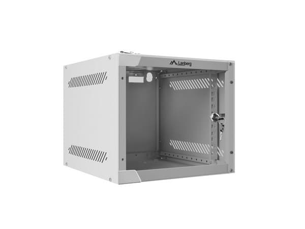 LANBERG VÄGGMÄNT 10" RACKSKÅP 4U (280X310, GRÅ)