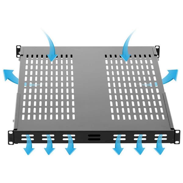 Startech 1u Fast Hylla Hylla Grå One Size / EU Plug