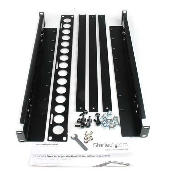 Startech Unirails1u 19´´ Räls Hylla Svart One Size / EU Plug