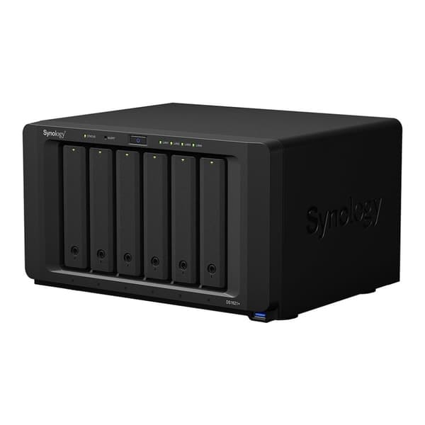 Synology DiskStation DS1621+ NAS/lagringsserver Desktop Ethernet LAN Svart V1500B