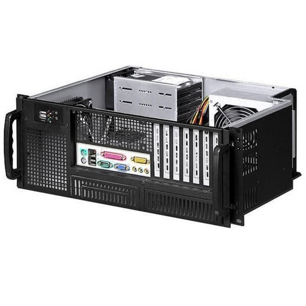 Techly Chassis Industrial Rack 19/Desktop 4U Ultra Compact Black" I-CASE MP-P4HX-BLK6