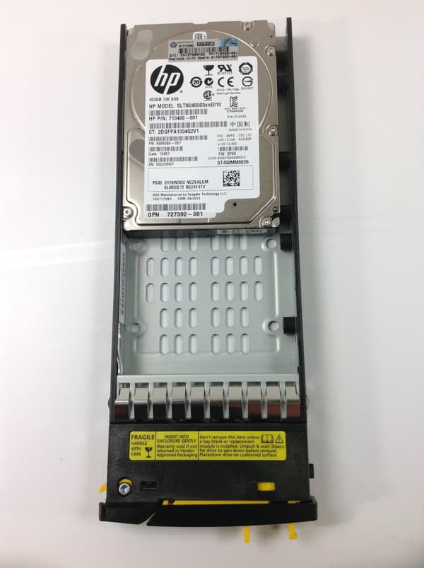 HP Hard drive SS7000 450GB 10K SFF encr sas-s 727392-001