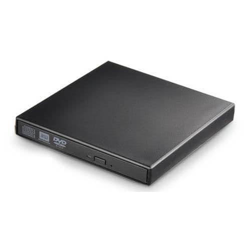 CoreParts USB2.0 bærbar slank CDRW, MSE-DVDCDRW Sort