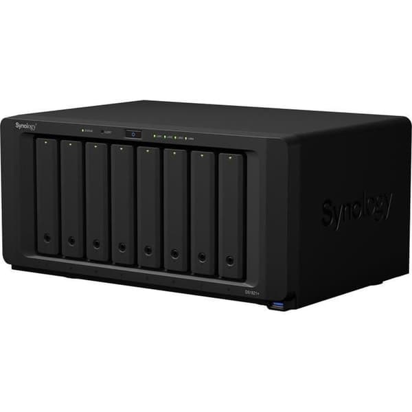 NAS-server - SYNOLOGY - DiskStation DS1821+ - 8 fack - AMD Ryzen V1500B - 4 GB RAM
