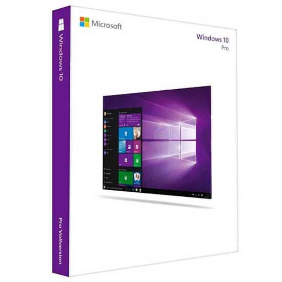 Microsoft Spansk Programvara Windows 10 Pro X64bit Flerfärgad