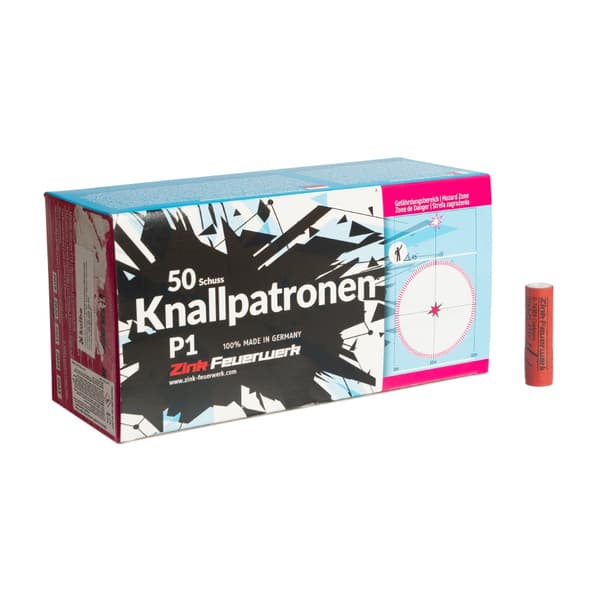 Zink Feuerwerk Knallpatronen 1.4 S P1 pistol flash bangs 50 st.
