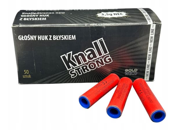 STRONG Knall GWR01 pistoolin soihdut pistooleihin ja revolvereihin 50 kpl.