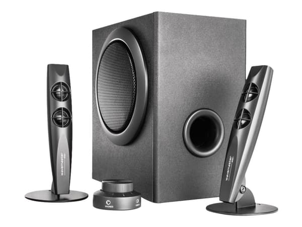 Wavemaster STAX - Högtalarsystem - 2.1-kanals - trådlös - Bluetooth - 46 Watt (Total)