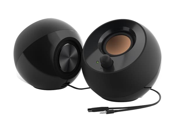 Creative Pebble - Høyttalere - for PC - 4.4 watt (Total) - svart