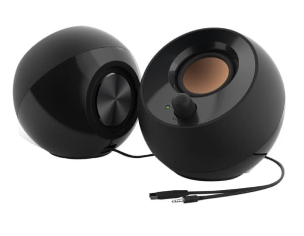 Creative Pebble - Høyttalere - for PC - 4.4 watt (Total) - svart