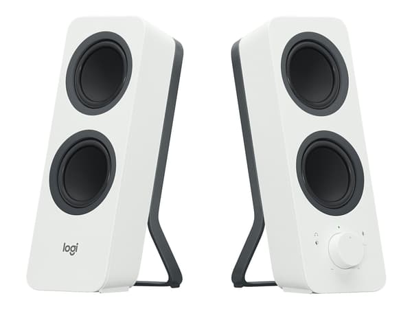 Logitech Z207 - Högtalare - för persondator - 2.0-kanals - trådlös - Bluetooth - 5 Watt (Total) - vit