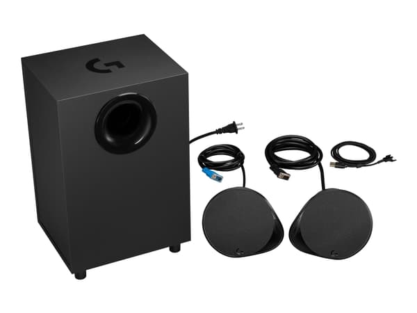 Logitech G560 - Høyttalersystem - for PC - 2,1 kanaler - trådløs - Bluetooth - USB - 120 watt (Total)