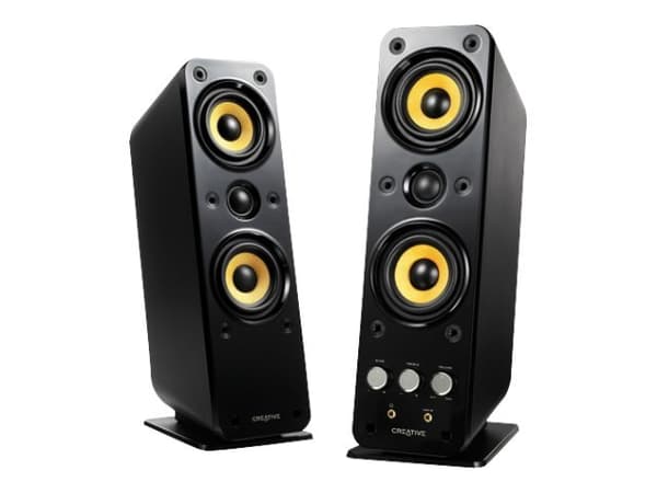 Creative GigaWorks T40 Series II - kaiuttimet - PC:lle - 32 Watt (Yhteensä) - 2-tie - kiiltävä musta - kiiltävä musta