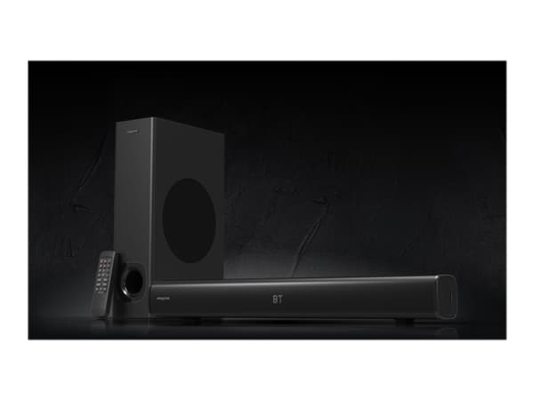 Creative Stage - Soundbar-järjestelmä - TV/näyttö - 2.1-kanavainen - langaton - Bluetooth - 80 Watt (Yhteensä)