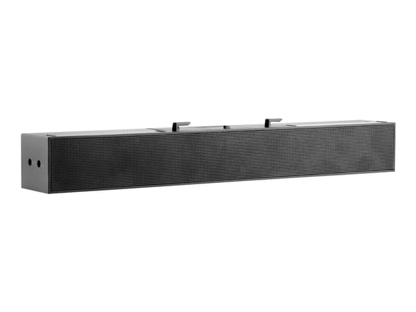 HP S101 - Lydplanke - for skjerm - 2.5 watt - svart (grillfarge - svart) - for HP 280, 34, Z1 G9; Elite 600 G9, 800 G9; EliteDesk 80X G8; Pro 400 G9;