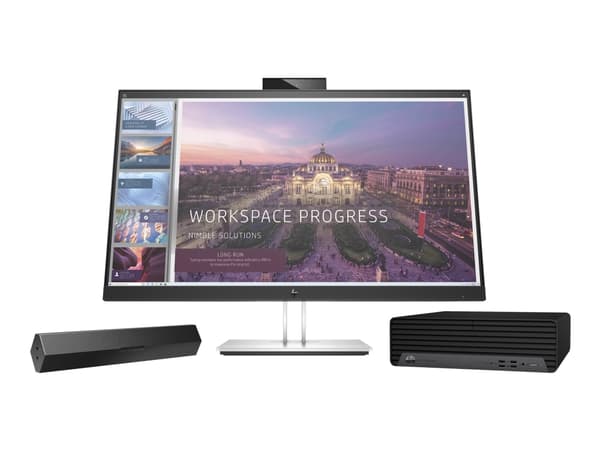 HP S101 - Lydplanke - for skjerm - 2.5 watt - svart (grillfarge - svart) - for HP 280, 34, Z1 G9; Elite 600 G9, 800 G9; EliteDesk 80X G8; Pro 400 G9;